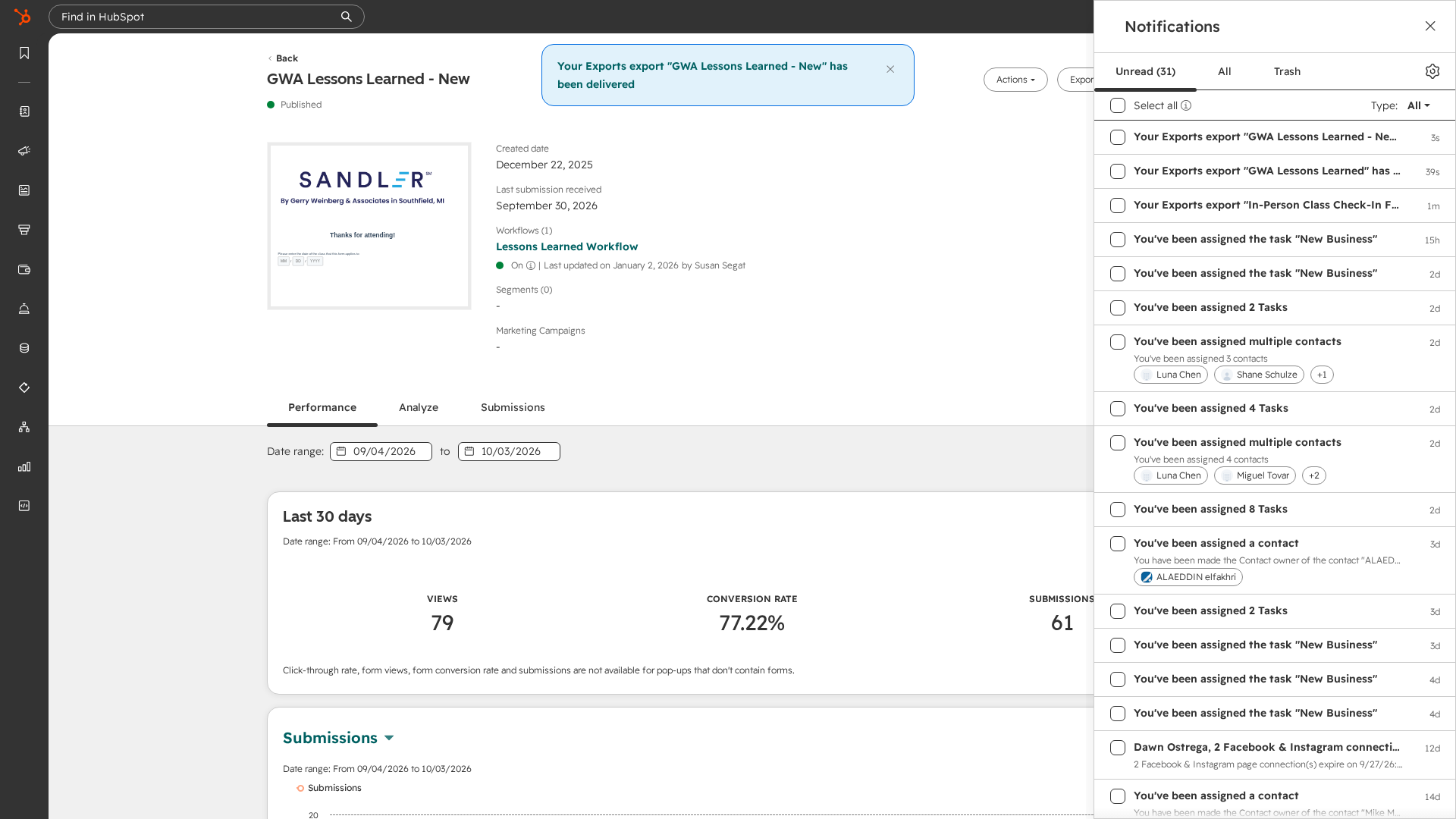 HubSpot MFA Screen Preview